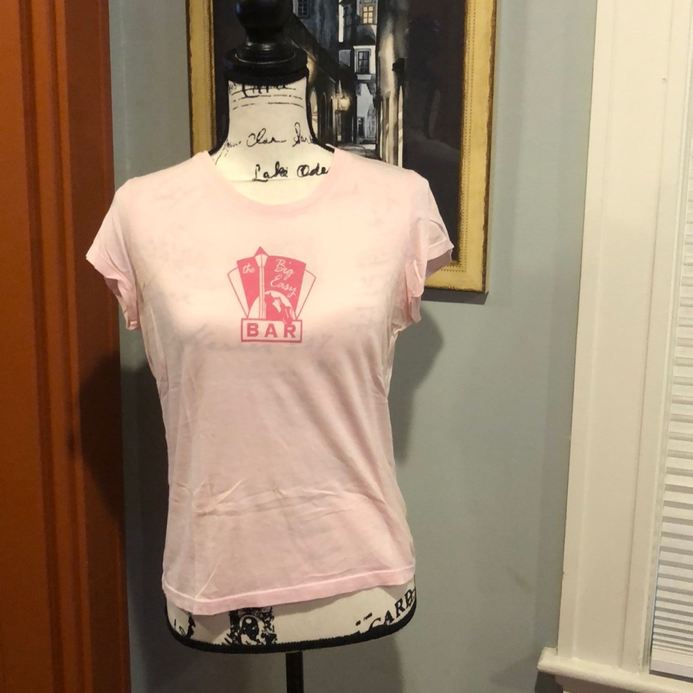 Alternative Apparel Pale Pink "The Big Easy" T-Shirt (M)
